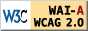 wcag2a logo behindertengerechtigkeit